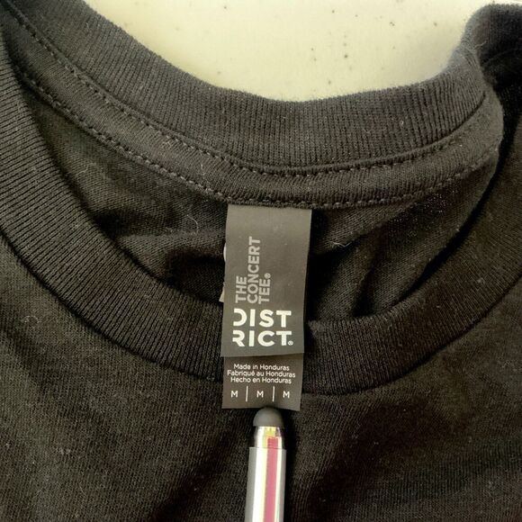 The District Concert Tee Cougar Things Black Tee Shirt Size Med Short Sleeve - Picture 3 of 6